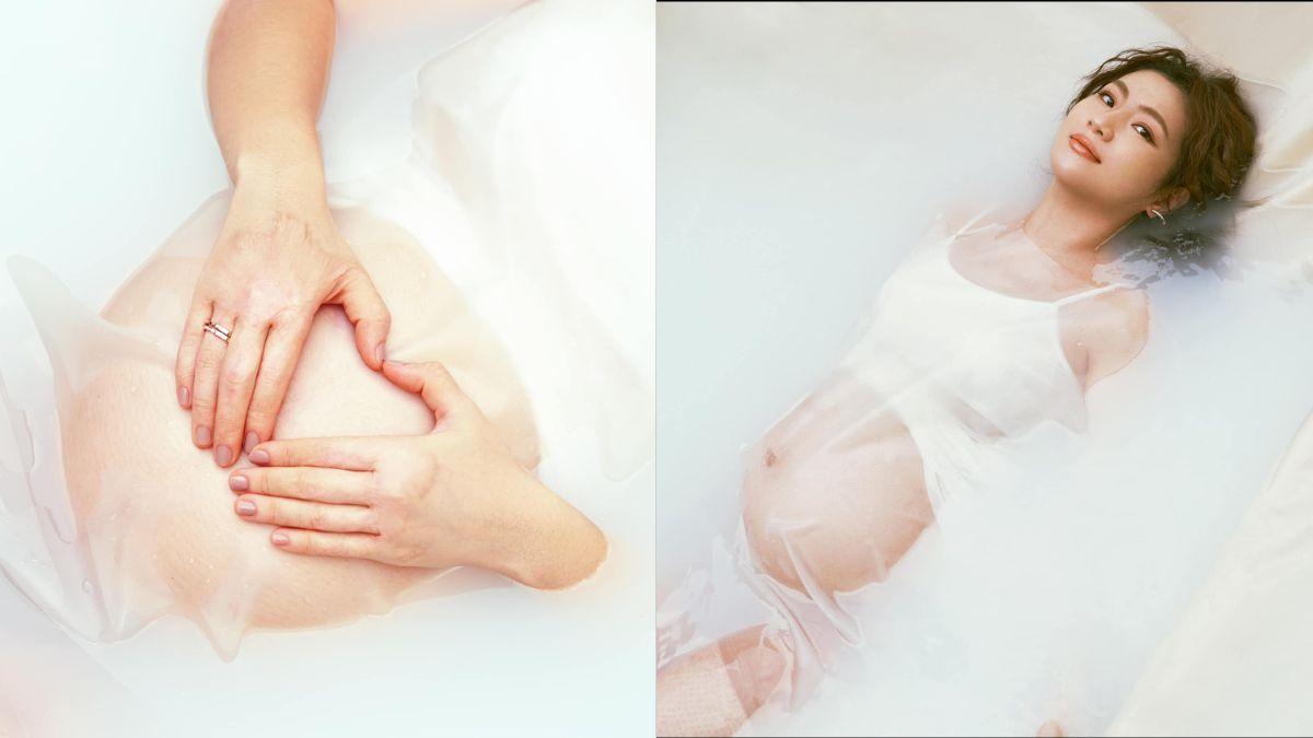 Selina任家萱誕小腰果後 回帶曬大尺度懷孕照露肚皮 性感指數火拼Ella