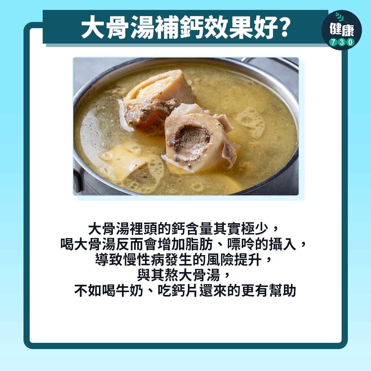 食物營養︱3大補鈣迷思（am730製圖）