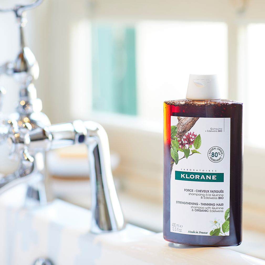 KLORANE 金雞納及有機雪絨花防脫髮洗髮水 $185/400ml