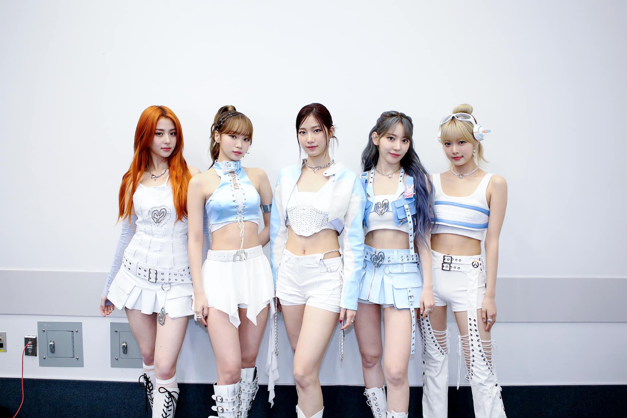 LE SSERAFIM由宮脇咲良Sakura、金采源、許允眞、中村一葉Kazuha、洪恩採五人組成(LE SSERAFIM IG)