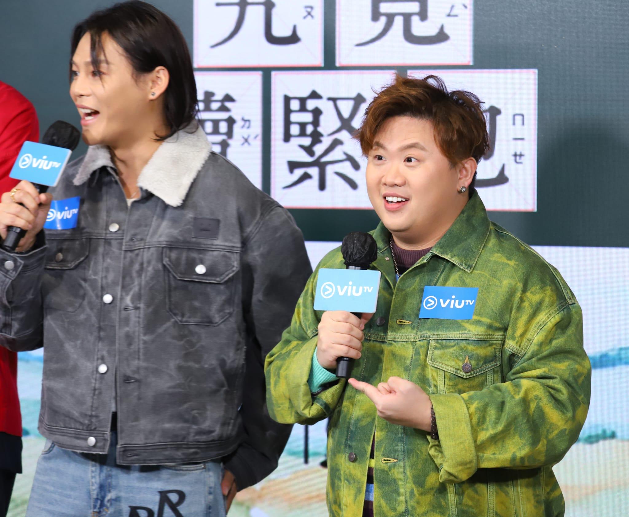 ERROR受訪談及《究竟讀緊乜》的拍攝趣事,繼續發揮訪問大暴走本色。(羅錦鴻攝)