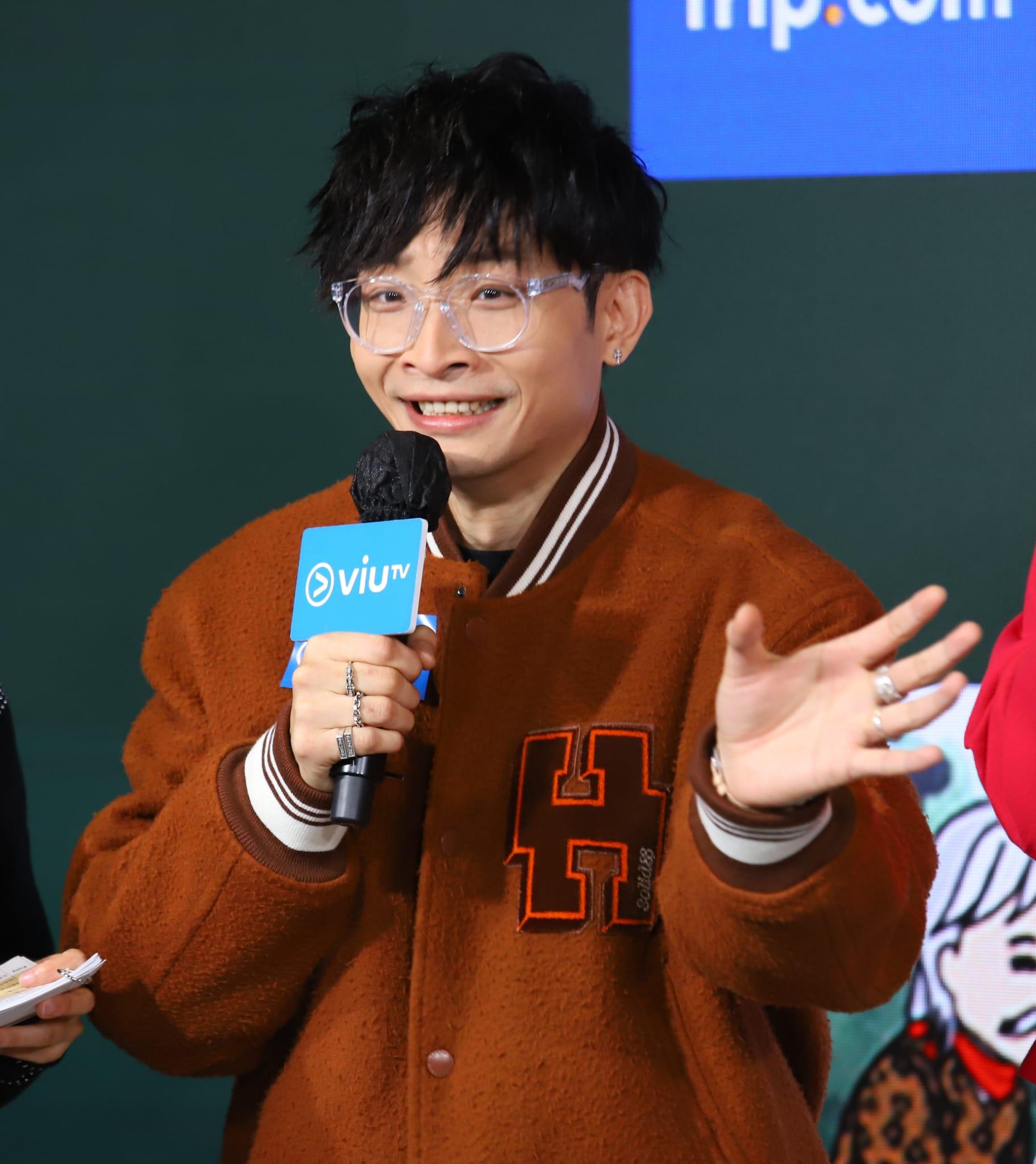 ERROR受訪談及《究竟讀緊乜》的拍攝趣事,繼續發揮訪問大暴走本色。(羅錦鴻攝)