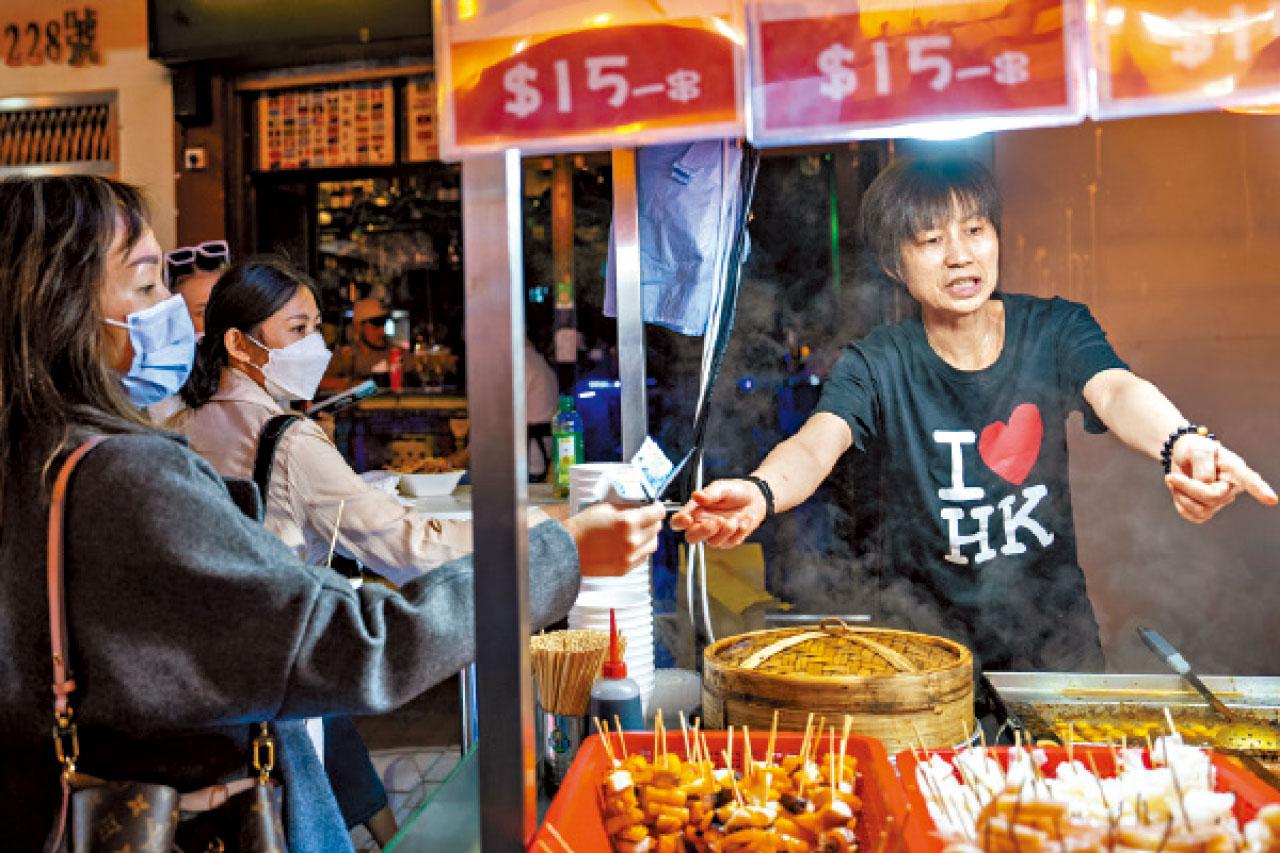 香港夜繽紛 廟街