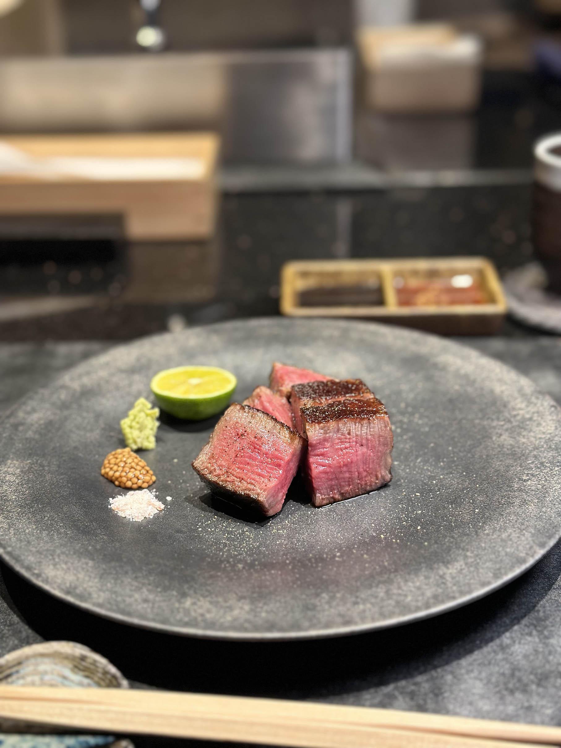 熊本產黑毛和牛Chateaubriand肉質柔軟細緻