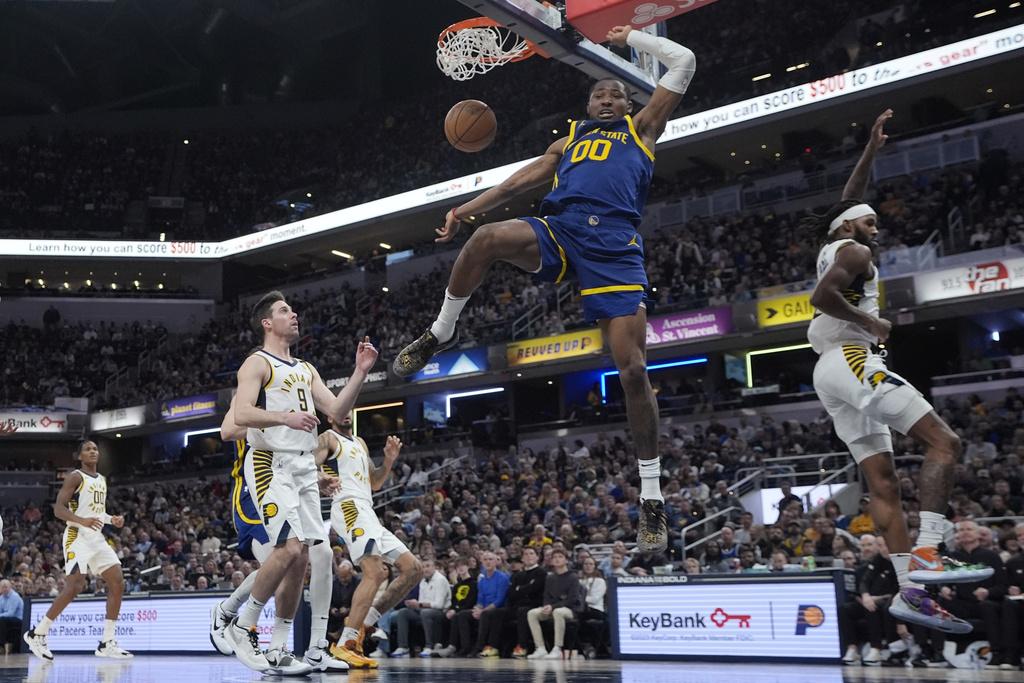 勇士以131:109大勝溜馬。(美聯社)