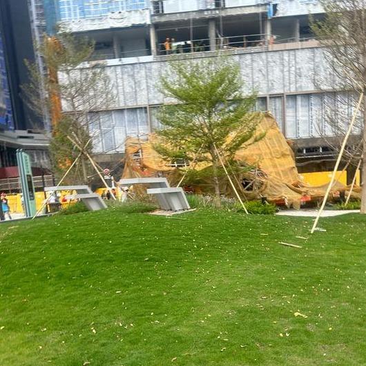 啟德澐璟地盤大型棚架20多層高墮下 5人傷其中2女昏迷