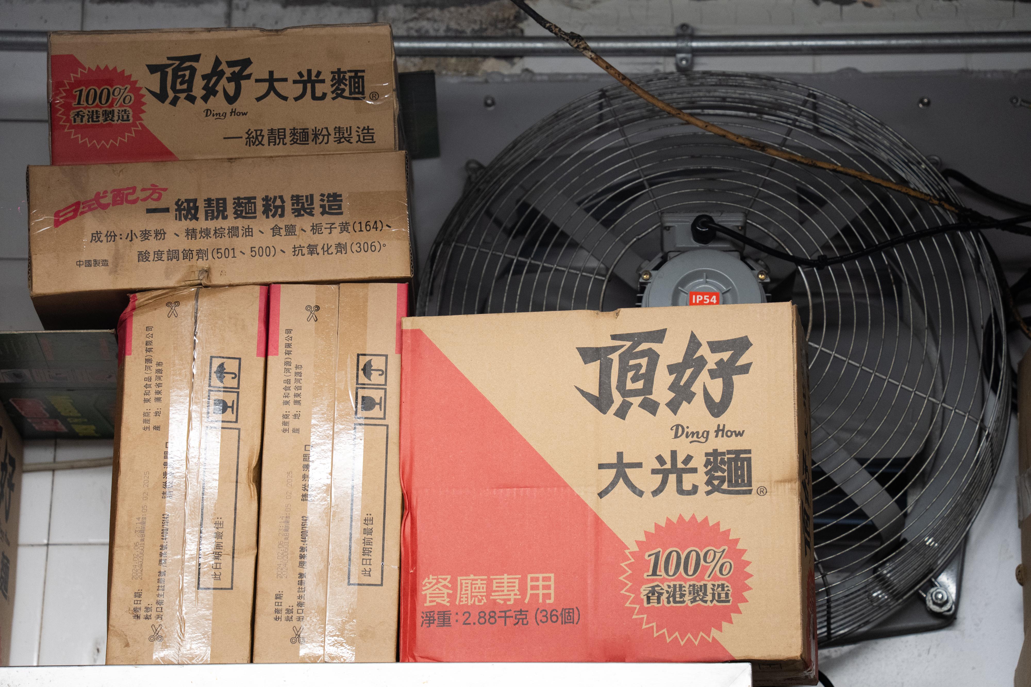 生記一直以來都是使用大光麵,只因其夠飽肚又能中和沙爹牛的濃郁。攝:林靄怡