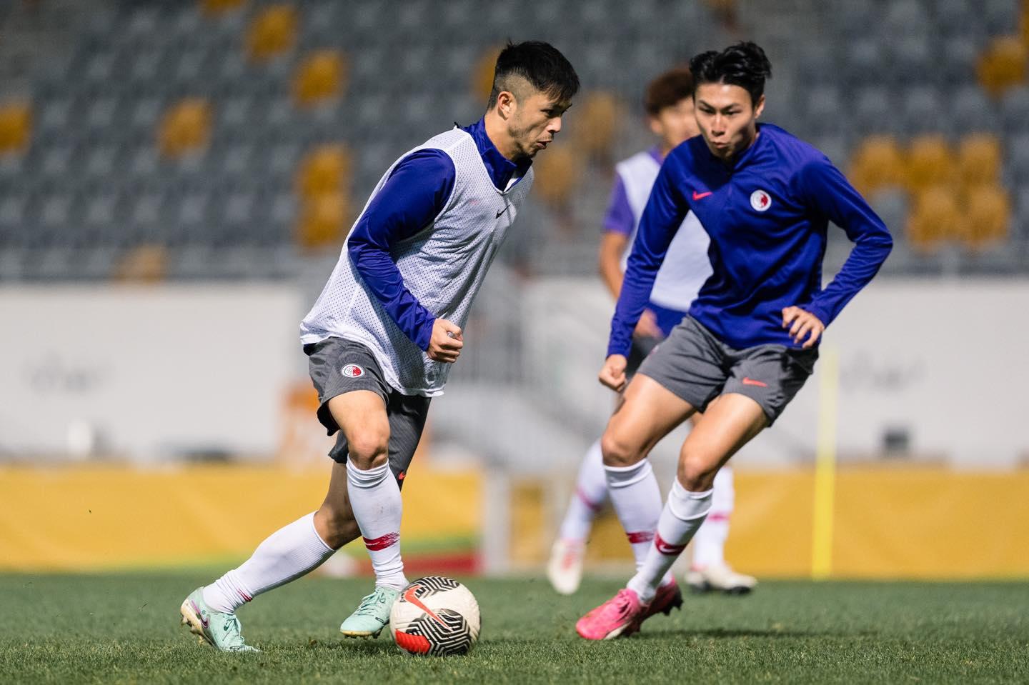 港隊今晚旺角場迎戰烏茲別克。(香港足總圖片)