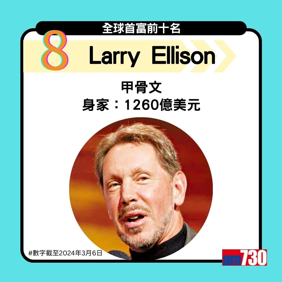 全球首富|馬斯克與貝索斯身家差距因股價分歧,不時互換位置(am730製圖)