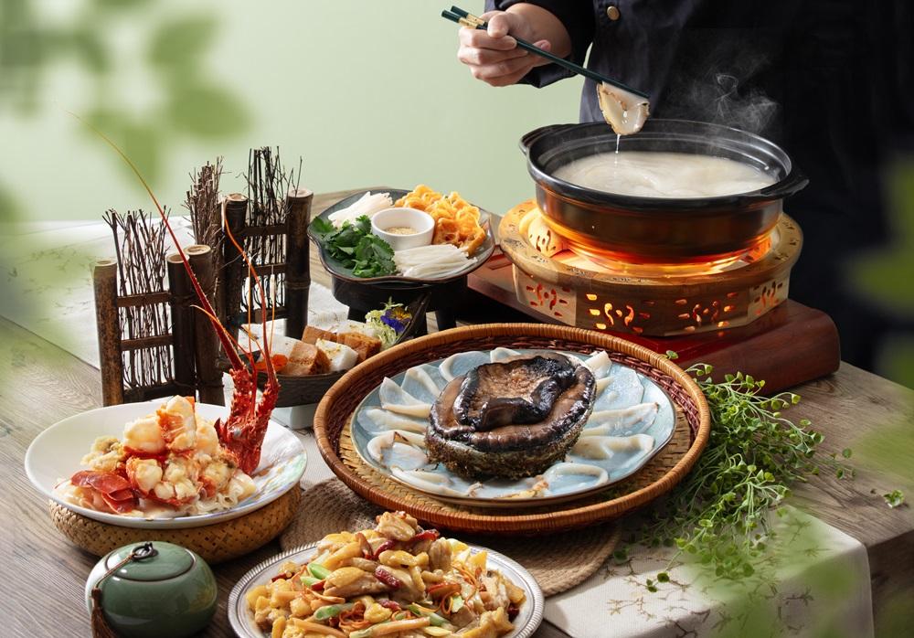 翠亨邨全新順德菜「1頭澳洲黑邊鮑魚片皮鴨餐」