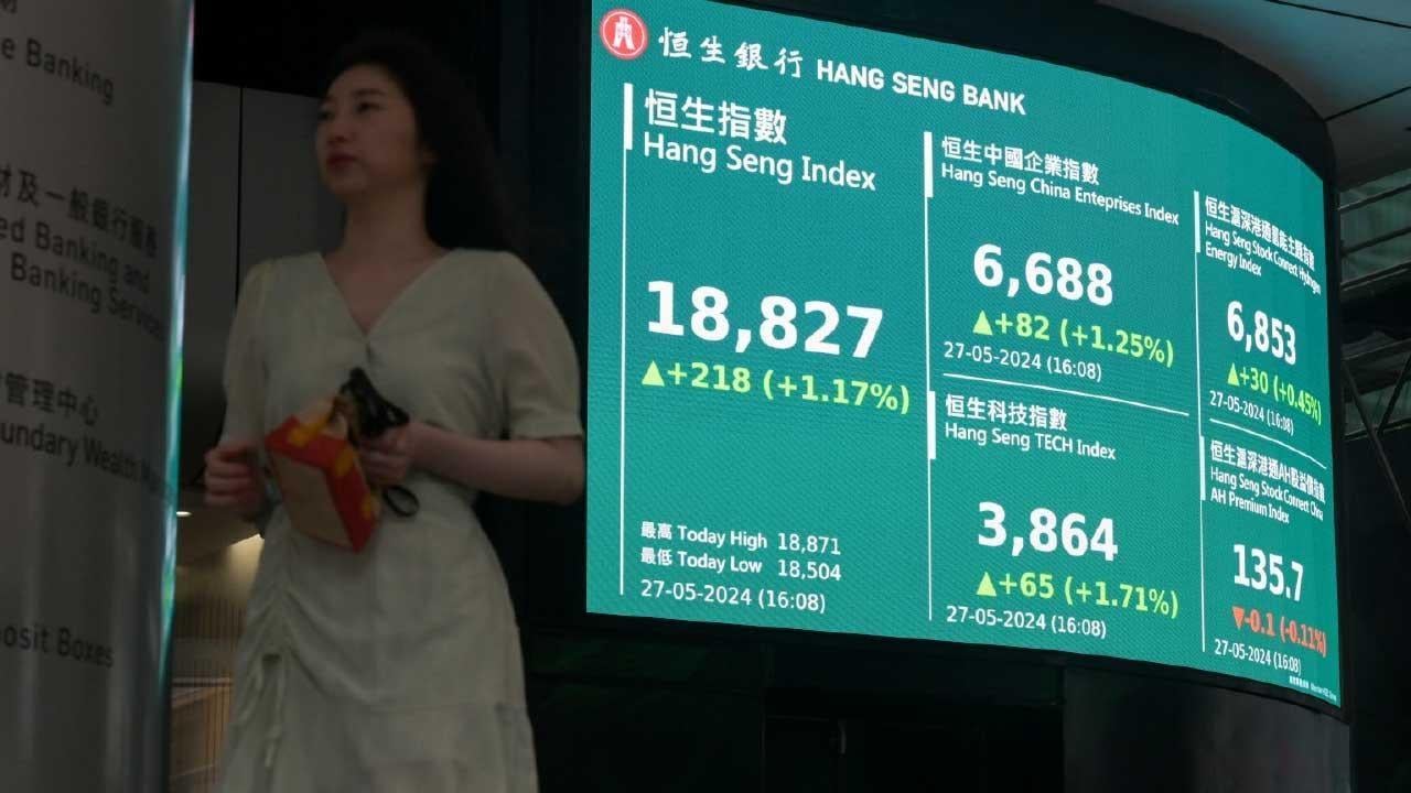 港股連跌4天半，充份洗滌市場牛市期望的氣氛 (資料圖片)