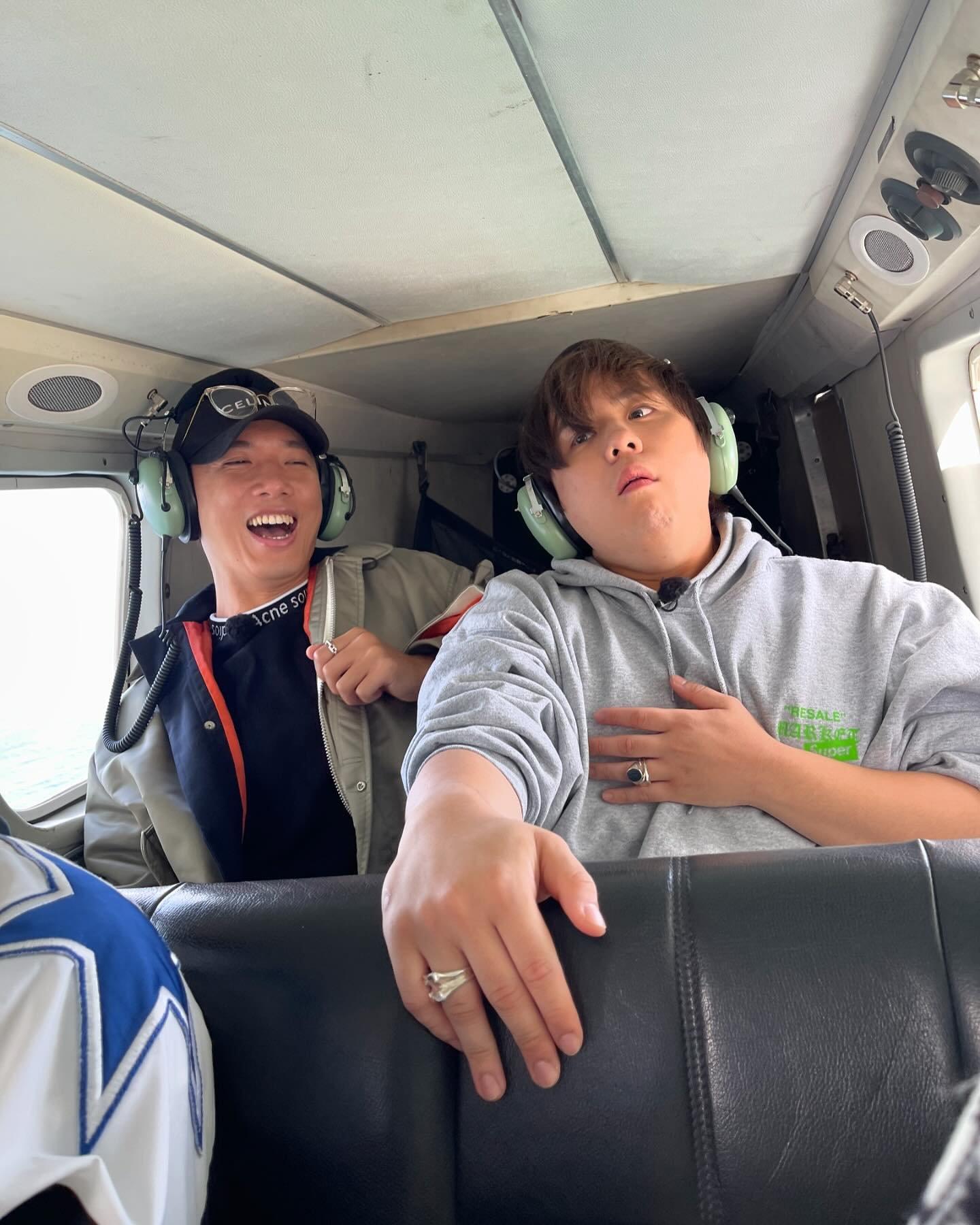 姜濤貼出在澳洲時的黑圖。