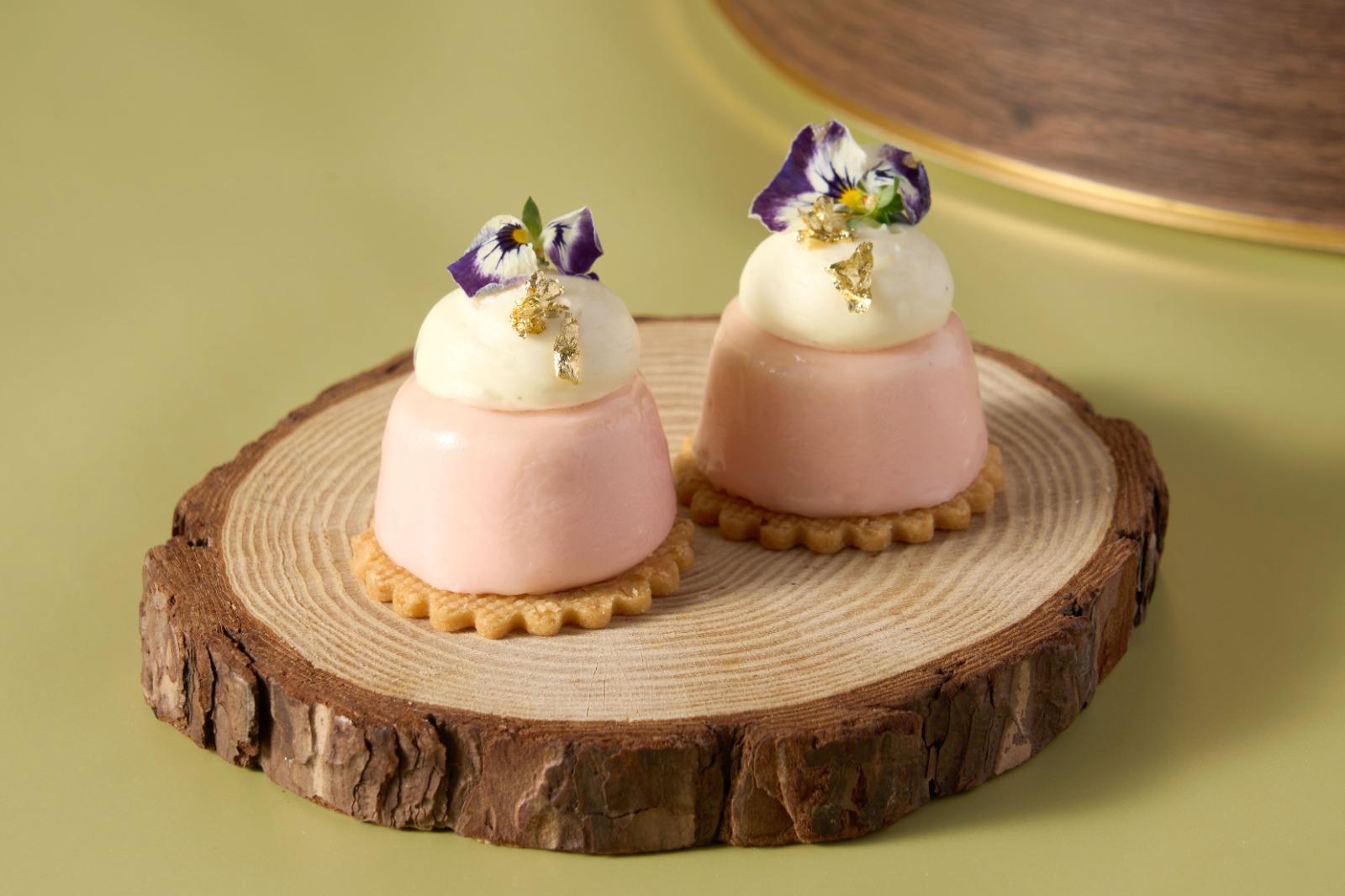 日本桃配茉莉花慕絲蛋糕