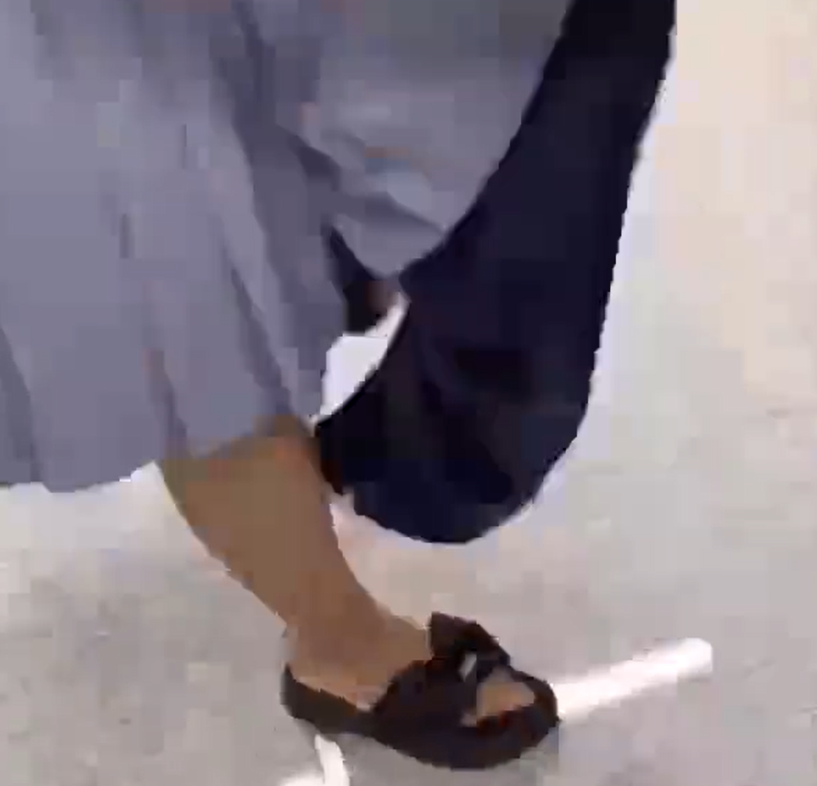 廣東蓮塘海關在旅檢進境渠道查獲一宗旅客人身藏匿燕窩走私入境案,查獲燕窩1,107克。(影片截圖)