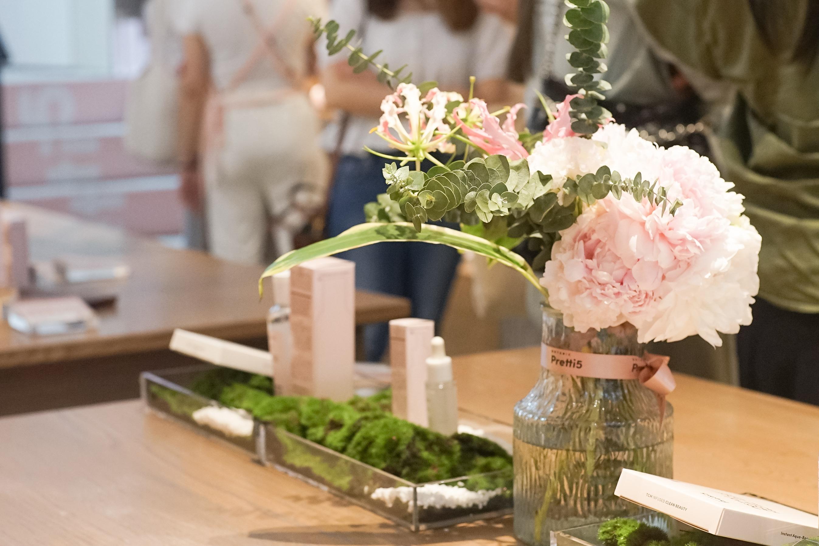 限定體驗店以不同感官展現Pretti5的天然純素美學,店內設多個打卡位。
