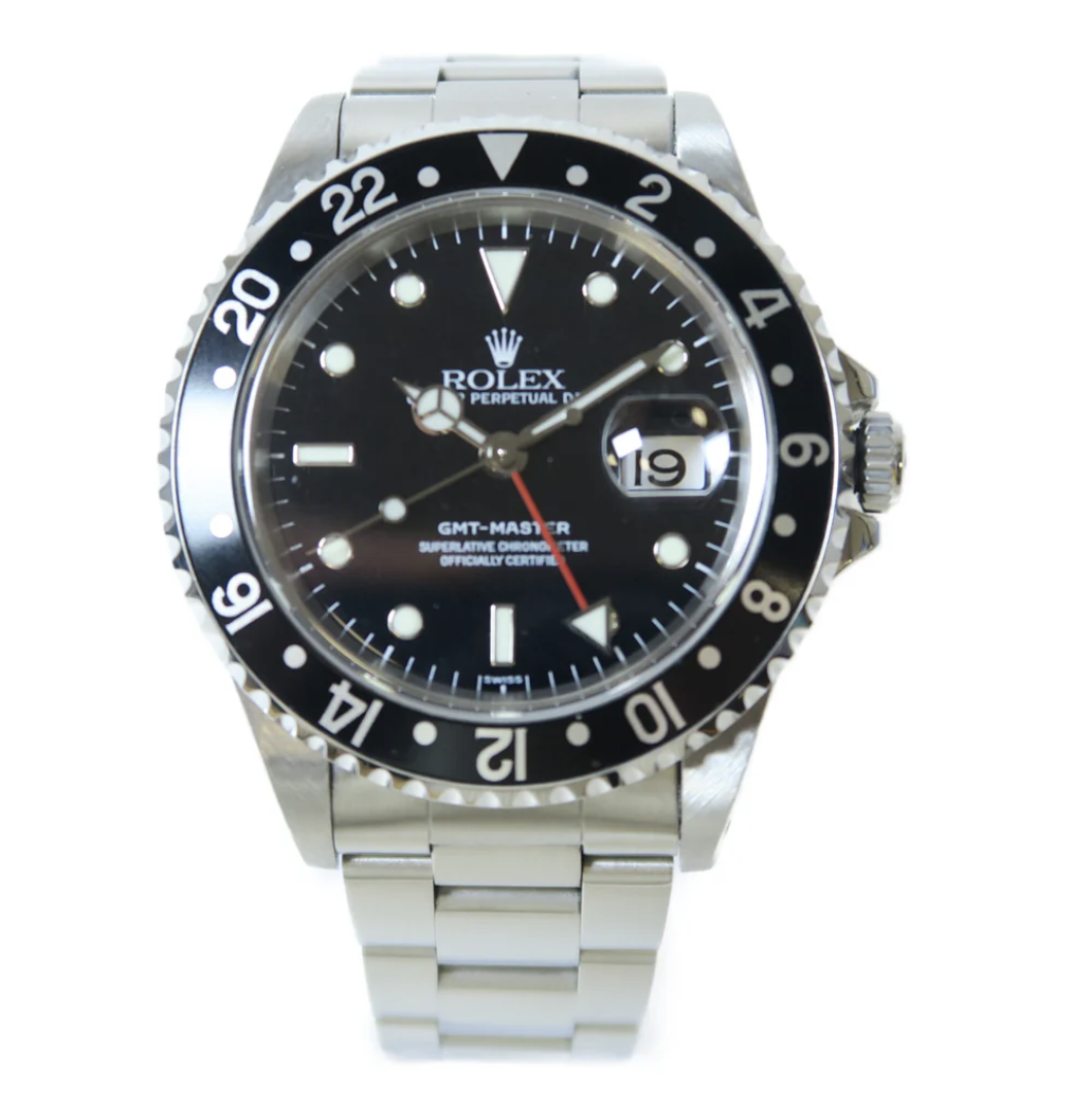 ROLEX GMT Master不鏽鋼手錶自動機芯黑色 #18.75cm $85,800