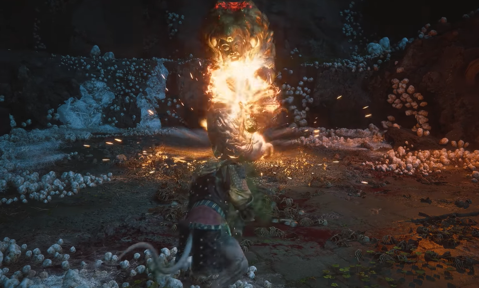 《黑神話︰悟空》過場片段及遊戲畫面。(互聯網)