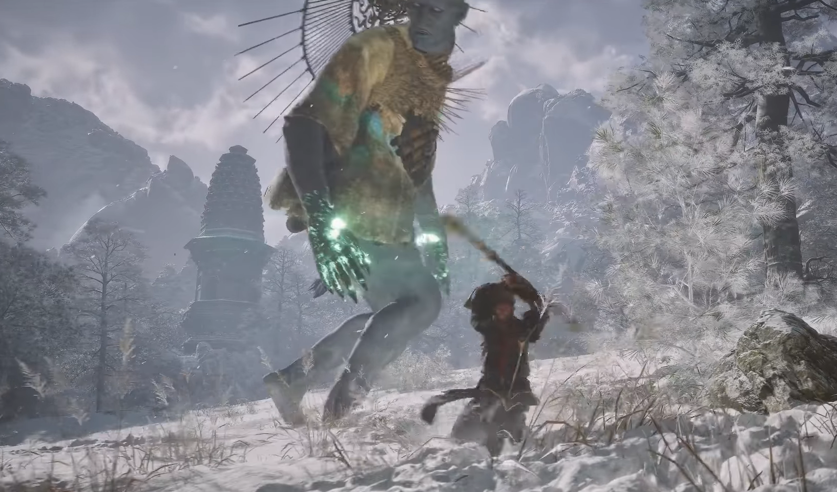 《黑神話︰悟空》過場片段及遊戲畫面。(互聯網)