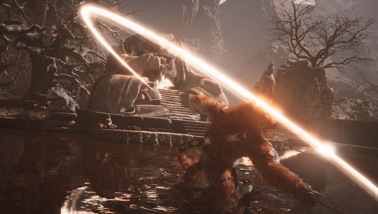 《黑神話︰悟空》過場片段及遊戲畫面。(互聯網)