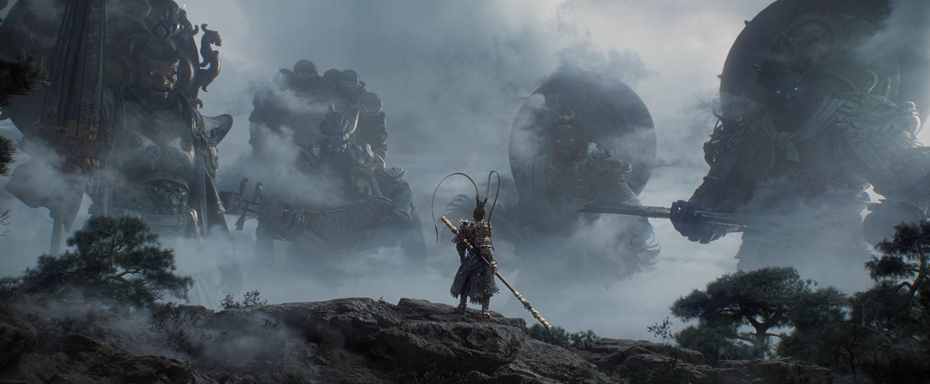 《黑神話︰悟空》過場片段及遊戲畫面。(互聯網)