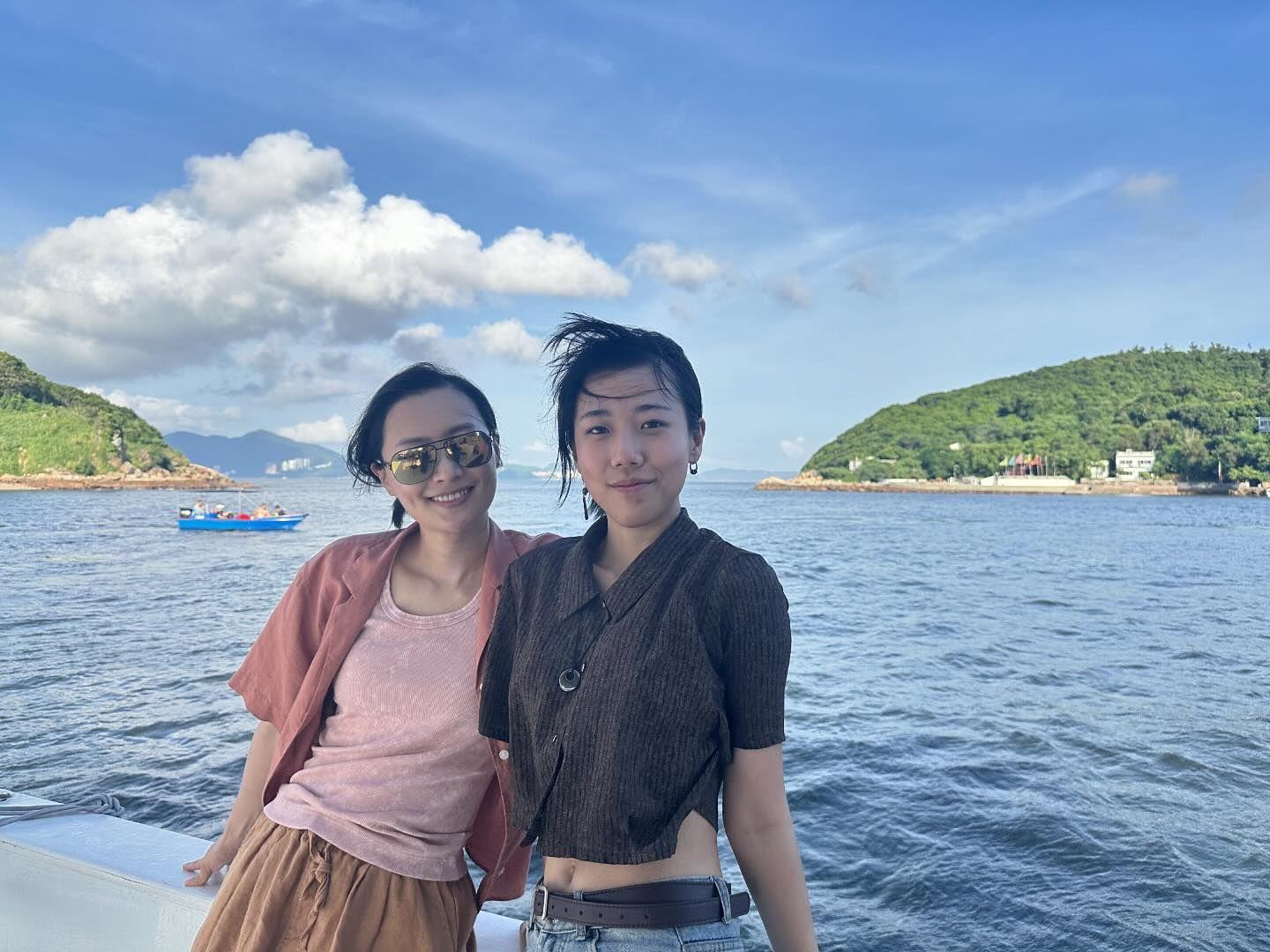 陳法拉返港拍攝Netflix電影《The Ballad of a Small Player》,從照片所見主要出海拍攝。