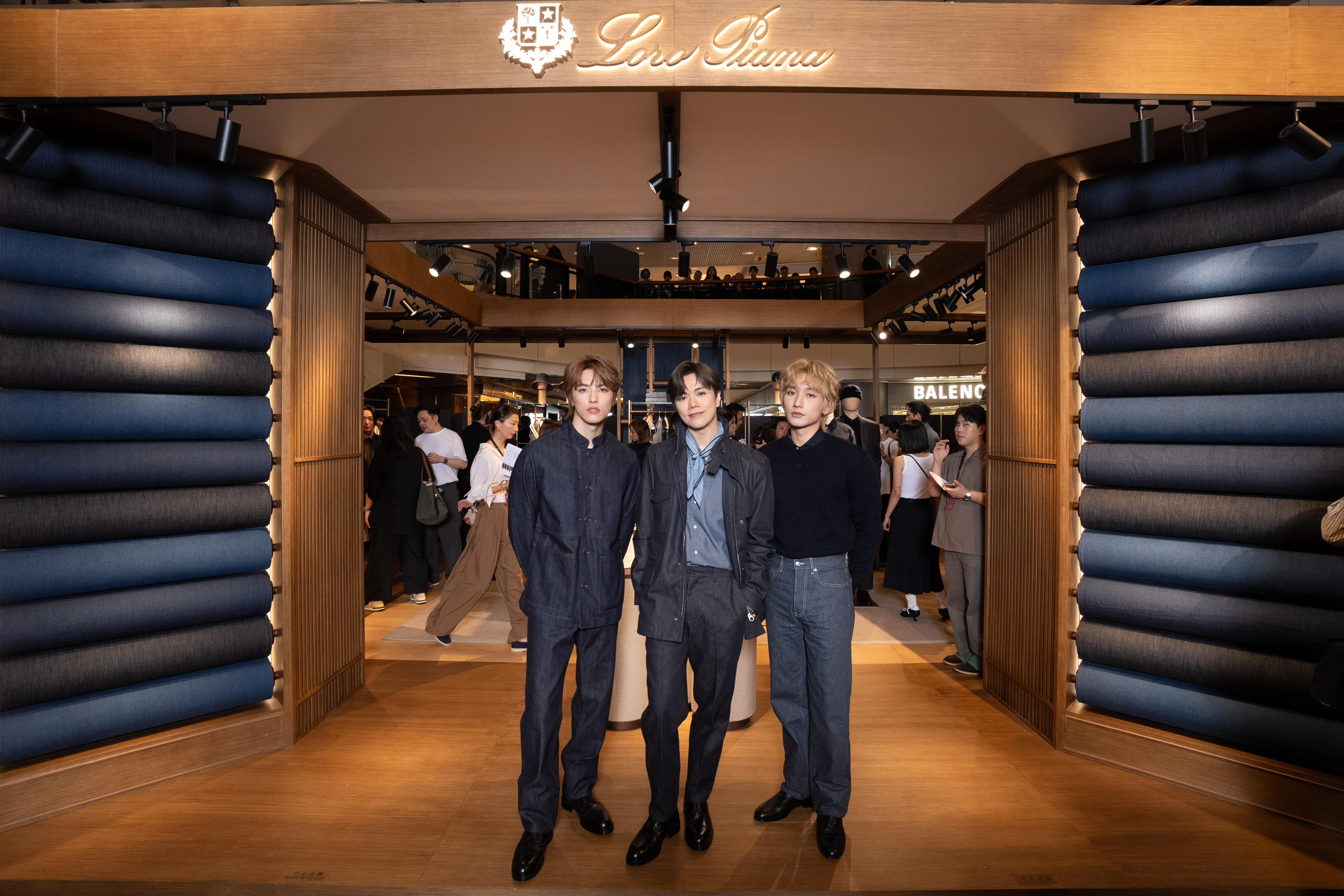 張敬軒與范麒智、王智騫。