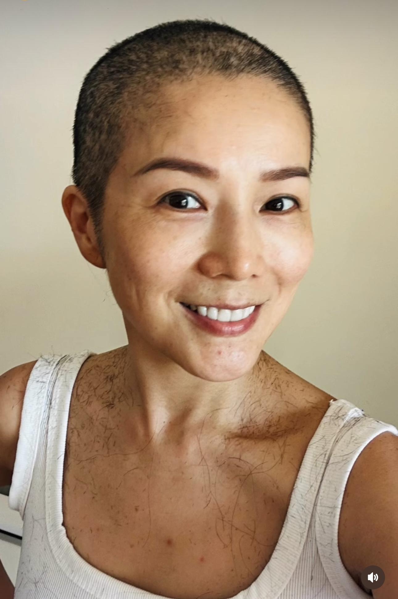 吳文忻表示發現光頭有重生的感覺。