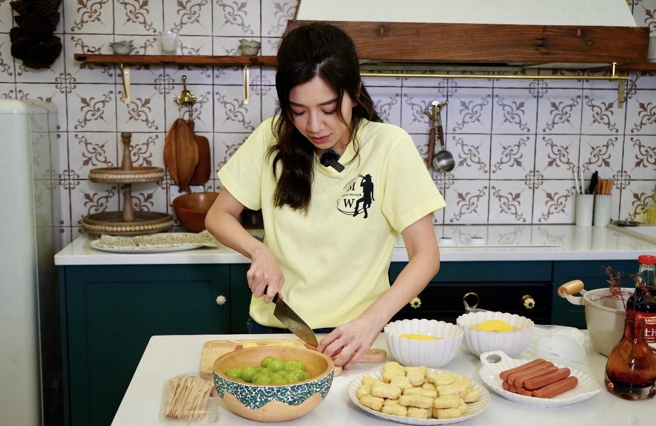 黃智雯為粉絲親自下廚。