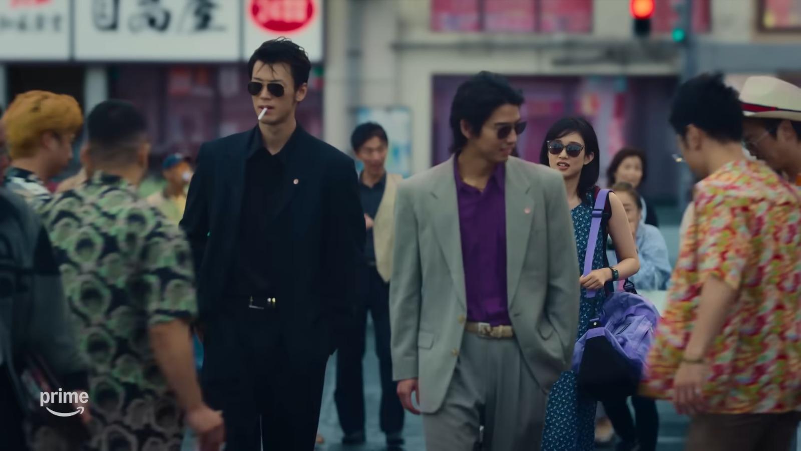 《人中之龍》真人版預告截圖。