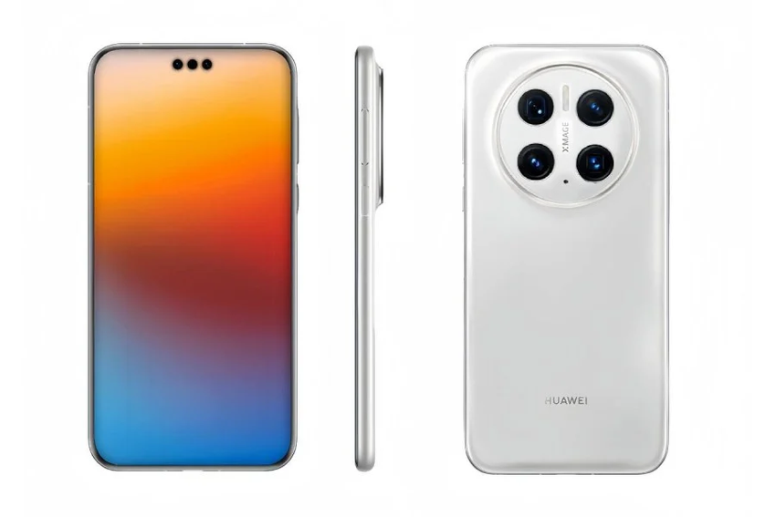 Mate 70 效果圖可見,機背與 Mate 50 十分相似