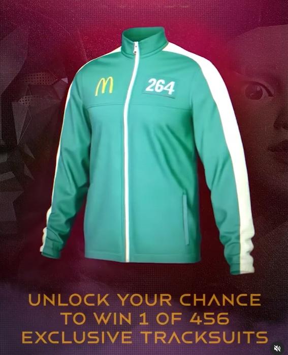 劇中綠色玩家運動外套。(IG)