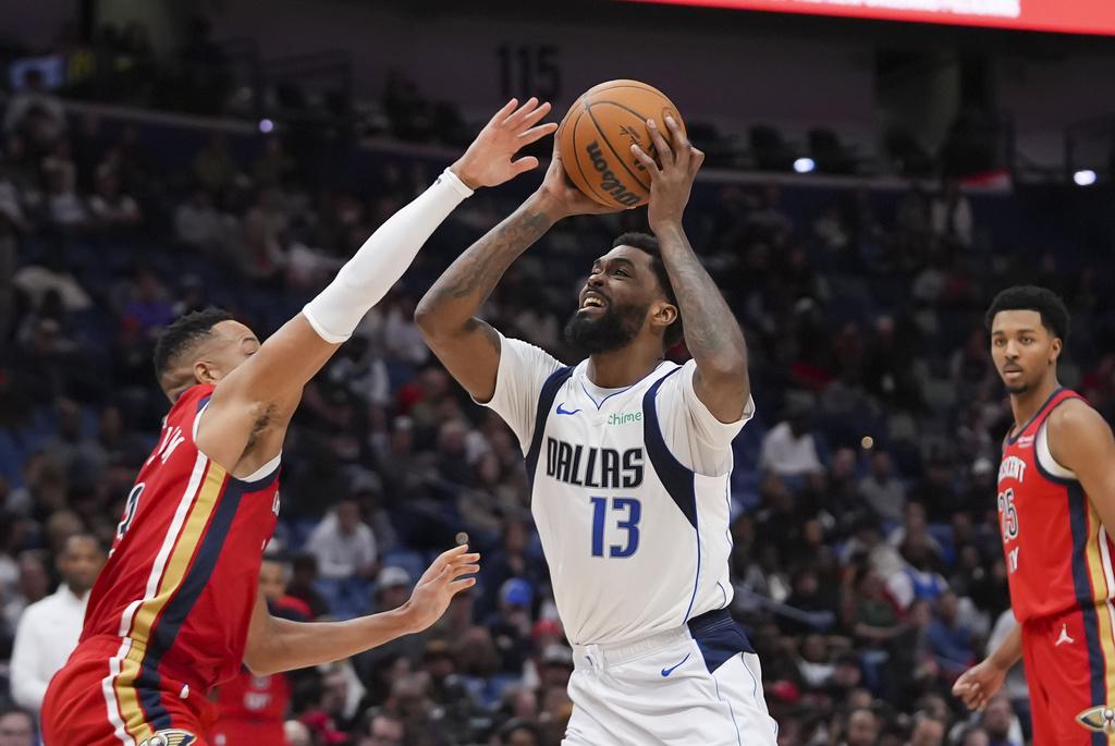 獨行俠137:136擊敗鵜鶘。(美聯社)