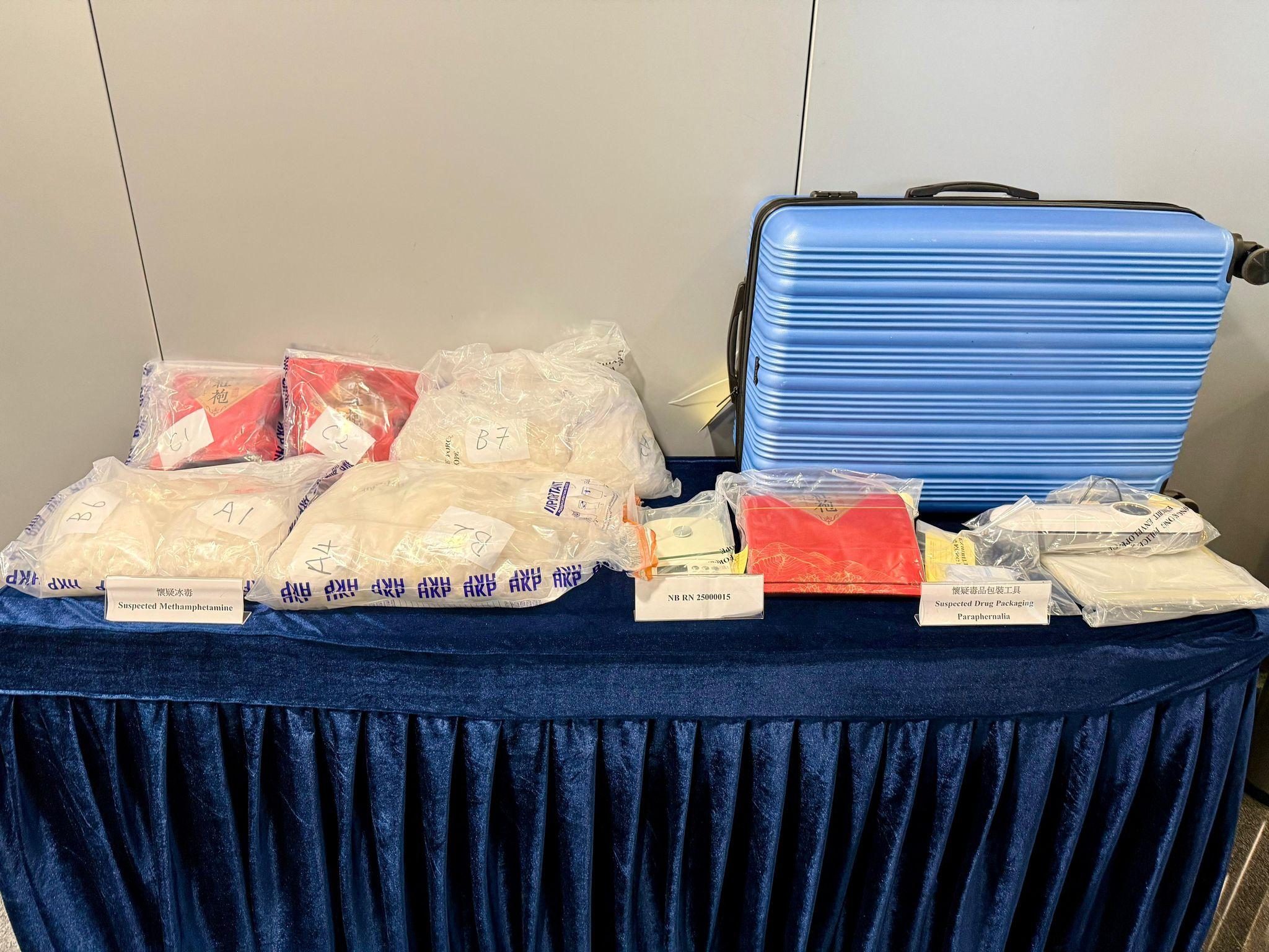 警檢1000萬元冰毒拘一男。