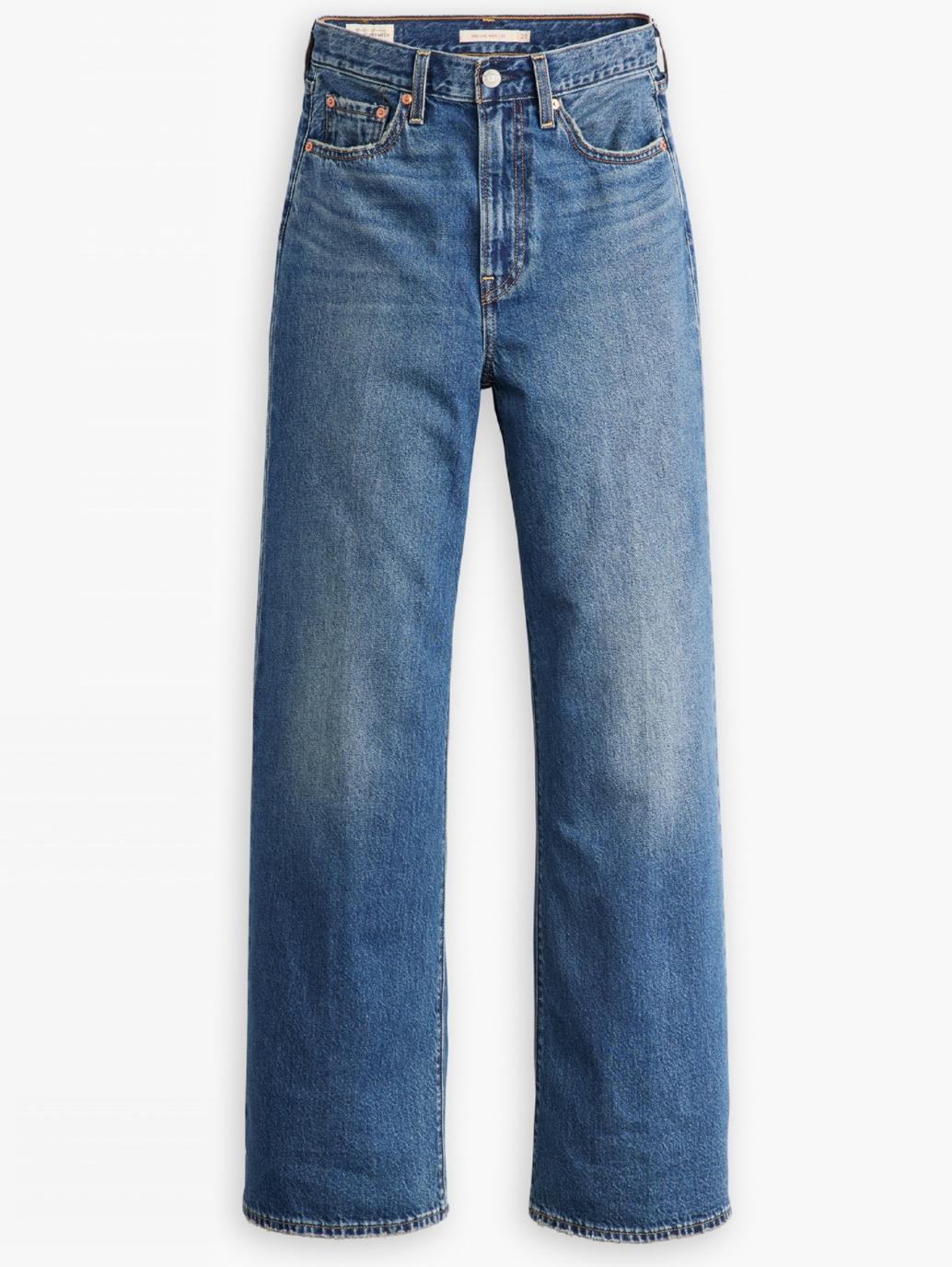 Ribcage濶腳牛仔褲。