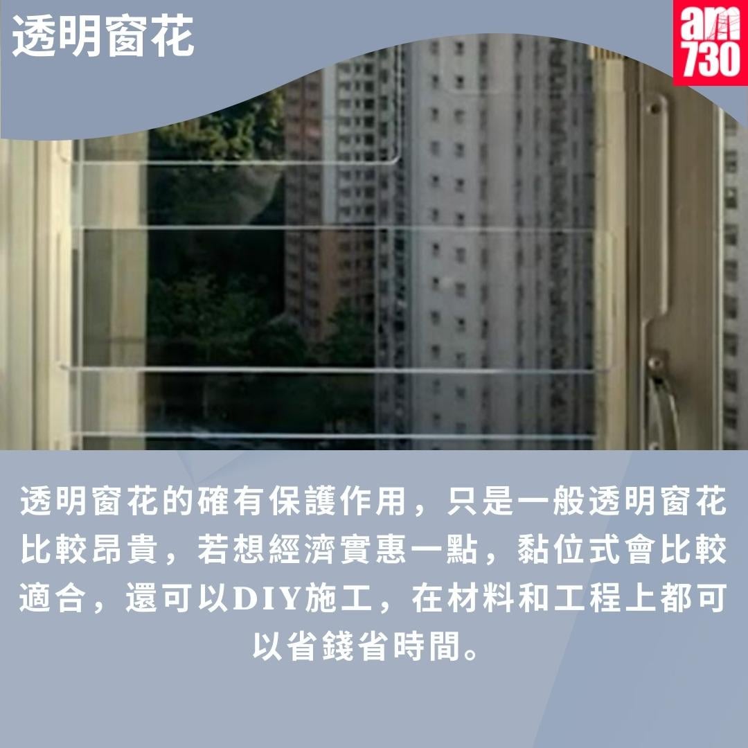 窗戶限位器加強門窗防護|透明窗花(am730製圖)