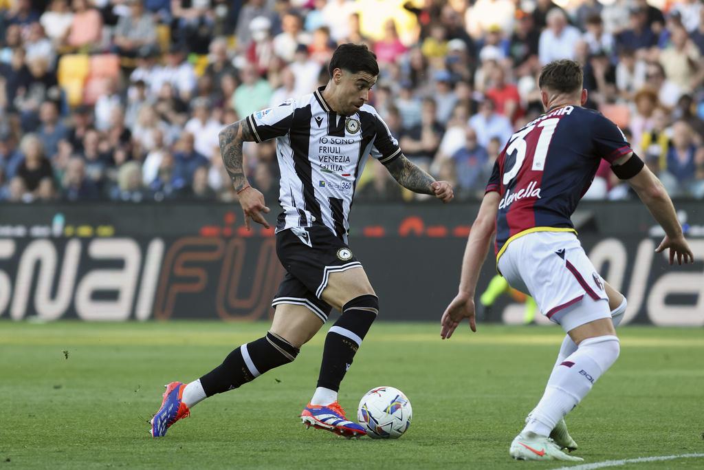 烏甸尼斯與博洛尼亞悶和0:0。(美聯社)