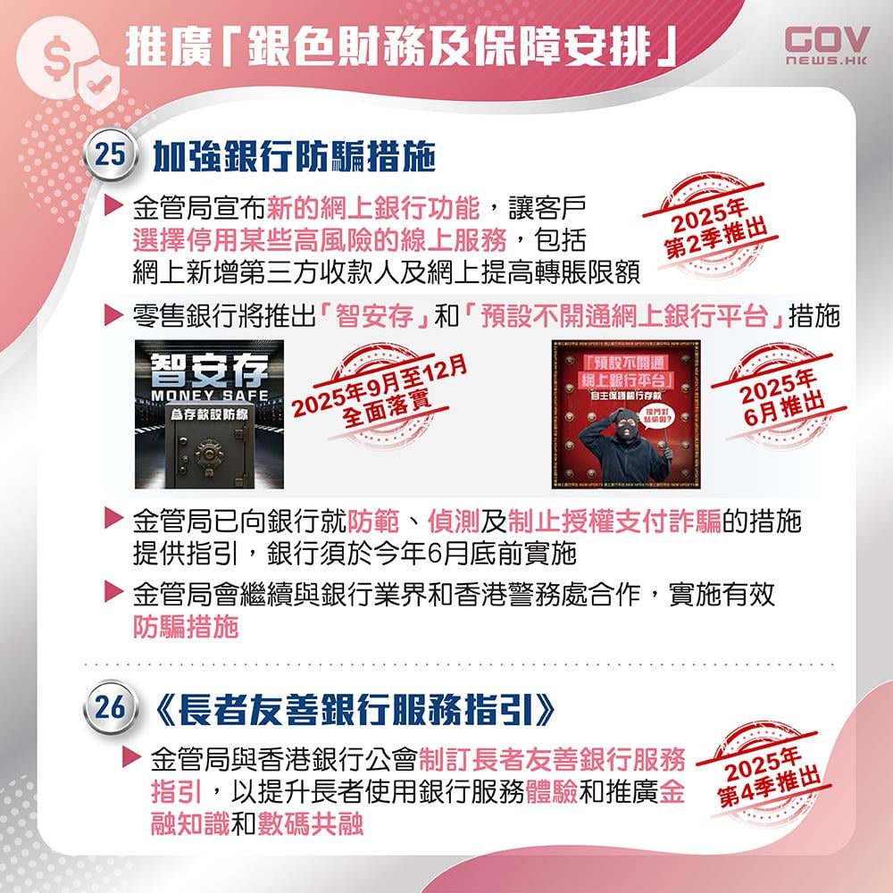 銀髮經濟|推廣銀色財務及保障安排。(添馬台)