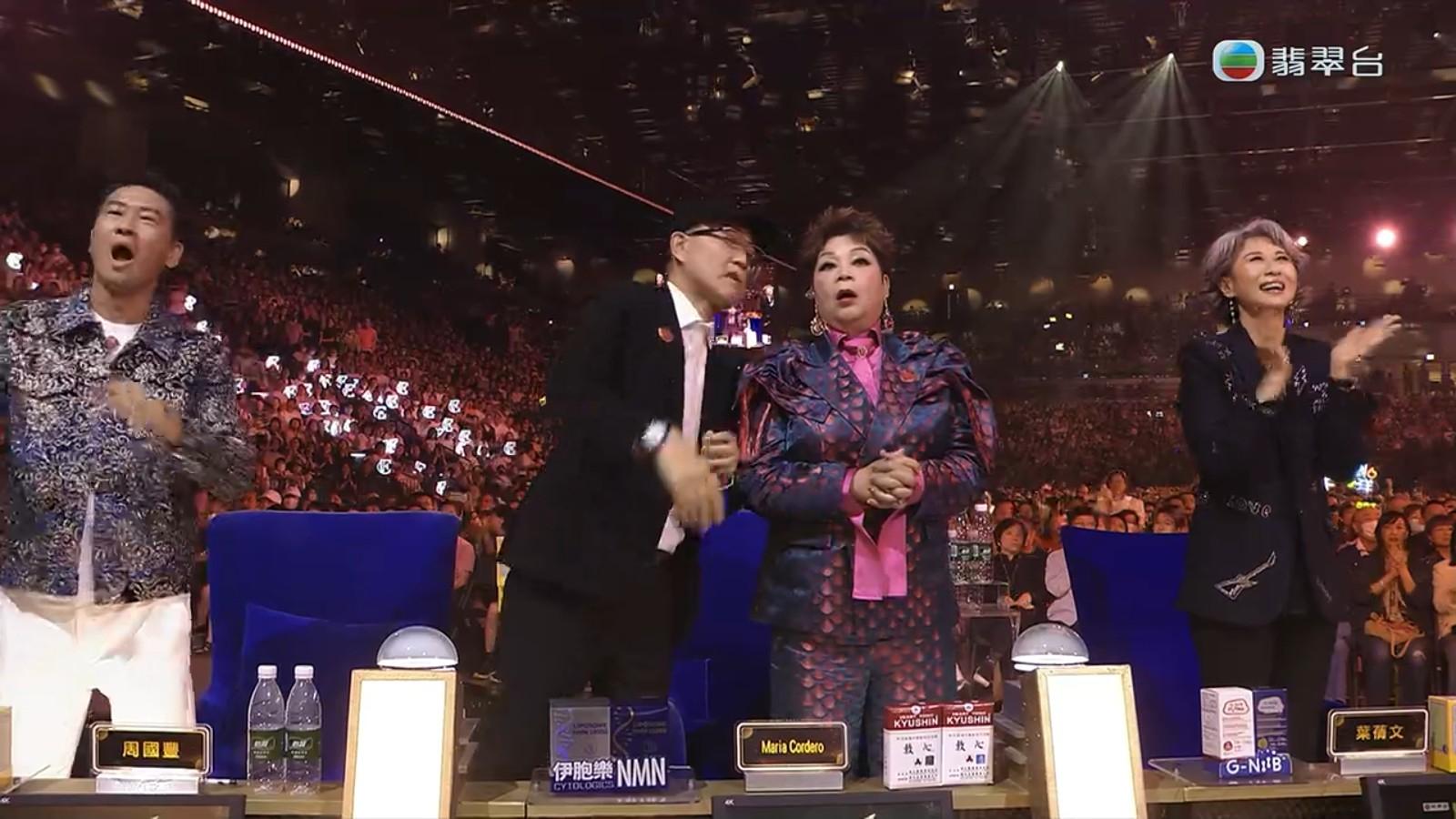 公布賽果後,肥媽一臉錯愕。