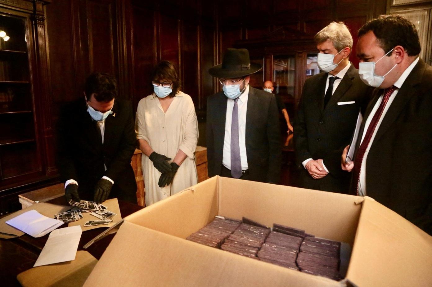 阿根廷最高法院地下室發現二戰時83箱納粹資料。(路透社)