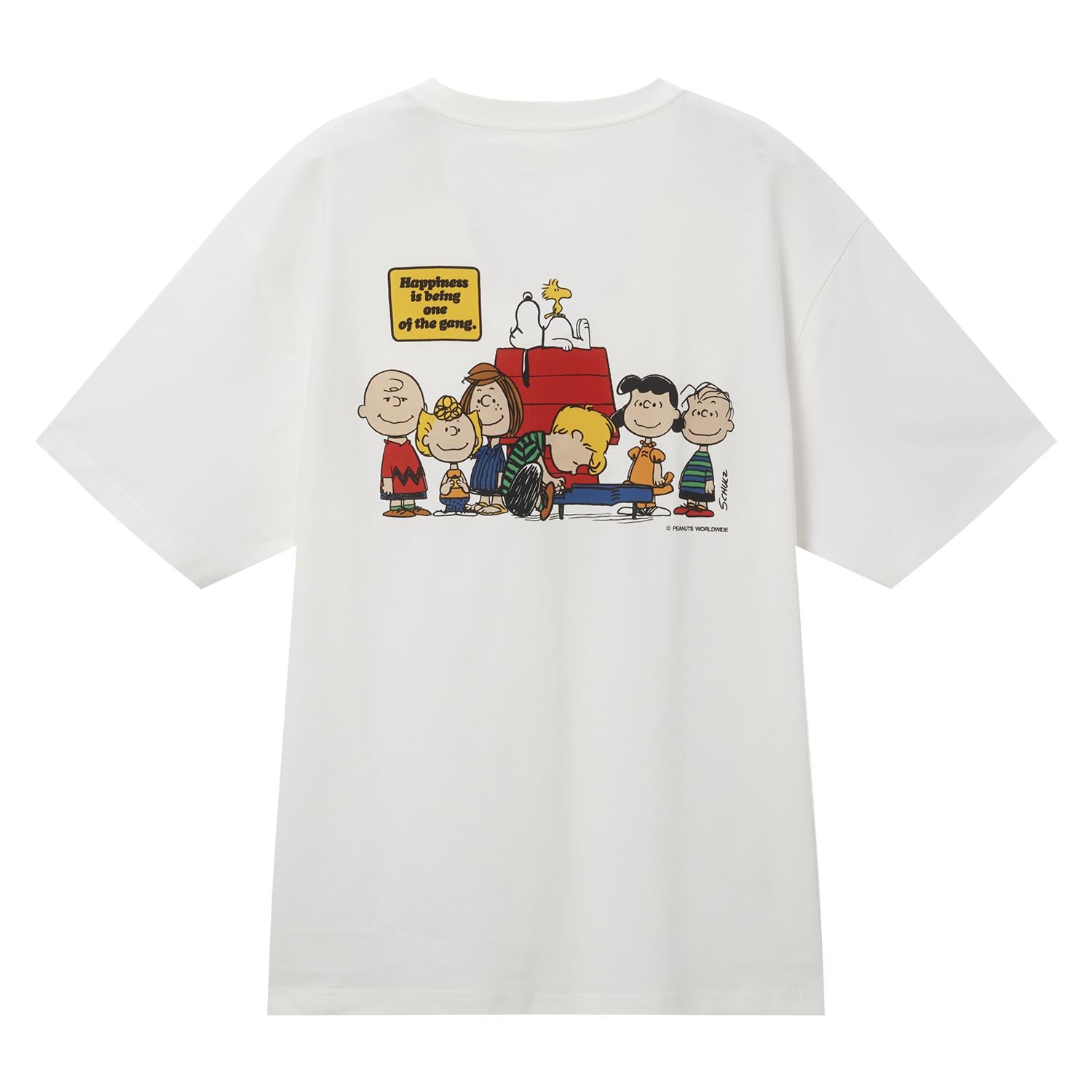 Snoopy男裝圖案tee $210(前)