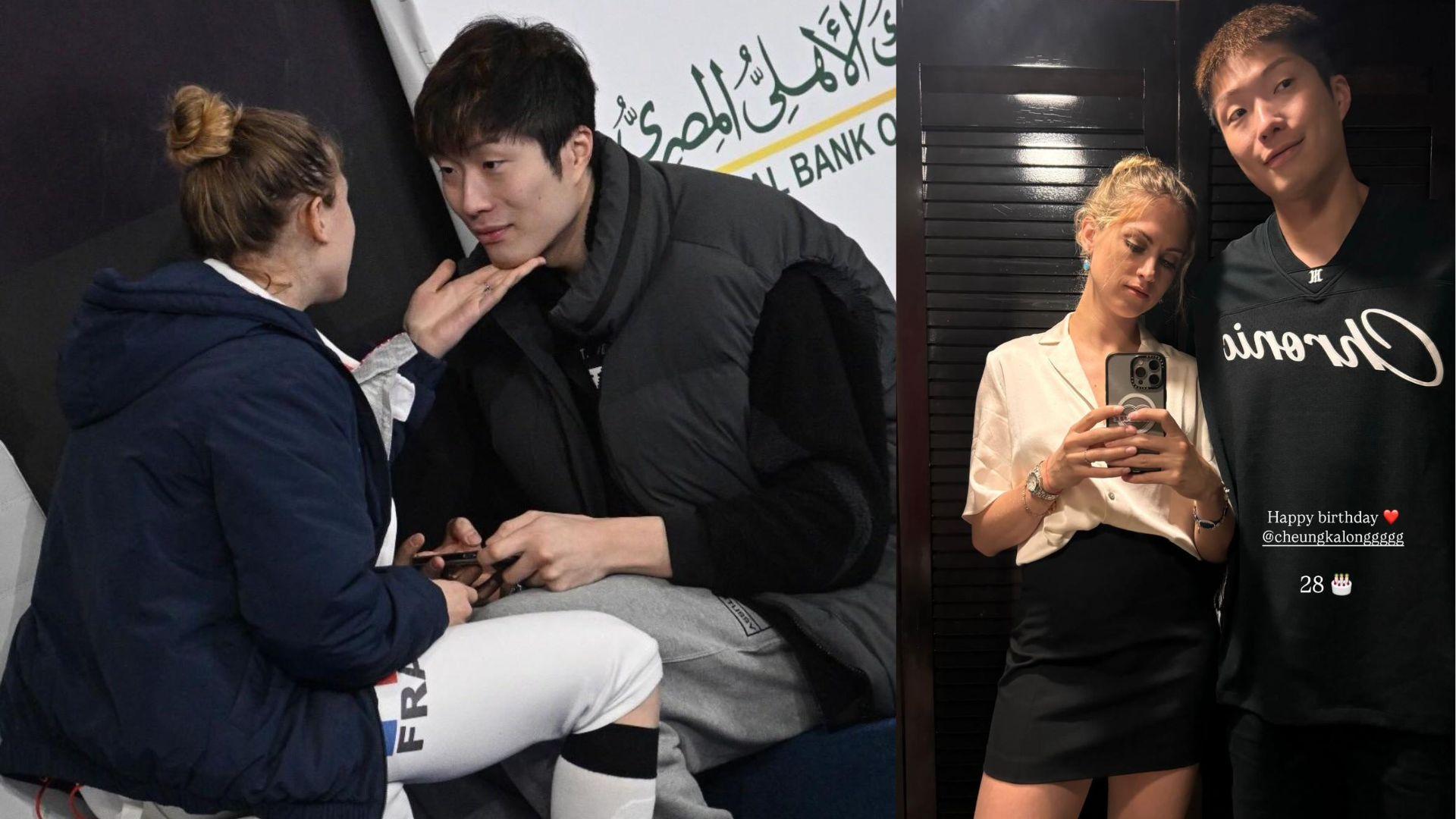 劍神張家朗28歲生日 與法籍女友甜蜜放閃