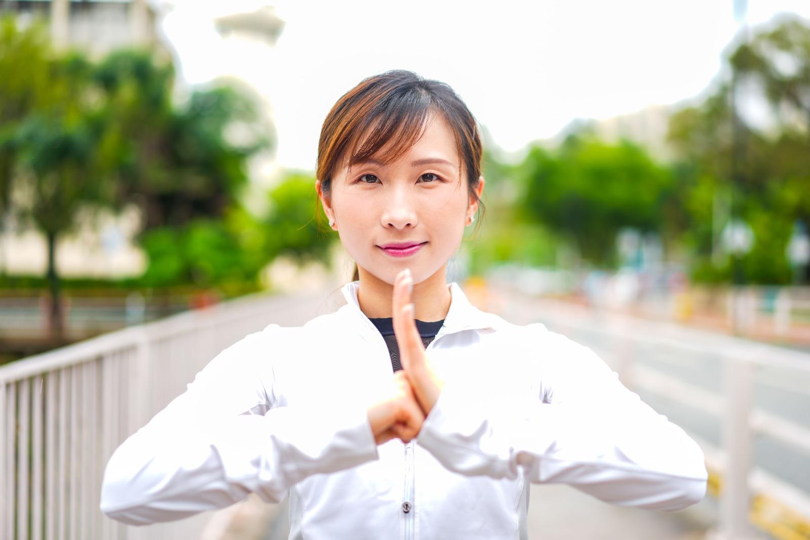 莫宛螢是精英運動員,亦積極將運動的好處推廣開去。