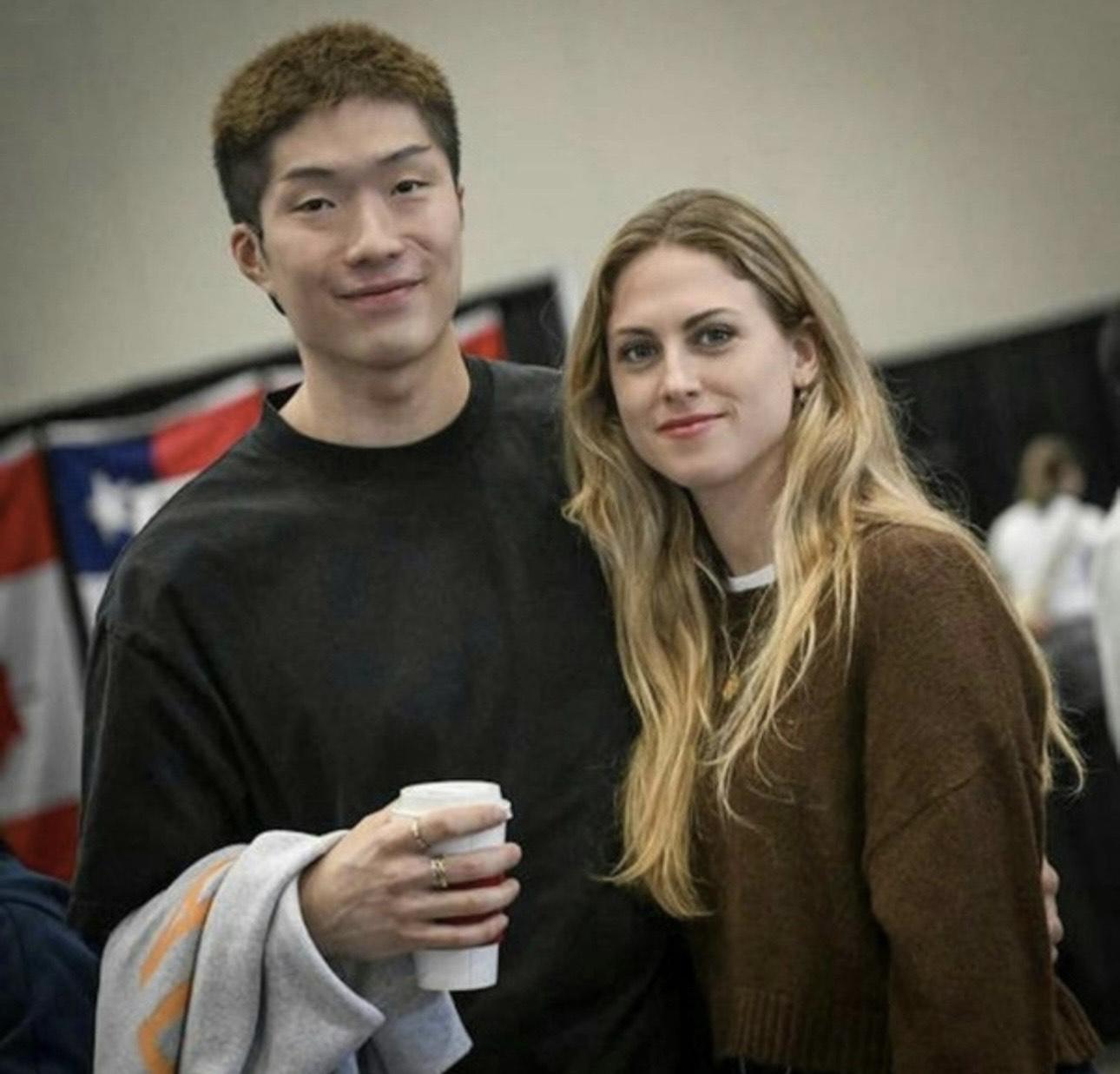 Solène Butruille與張家朗戀情於去年浮面。