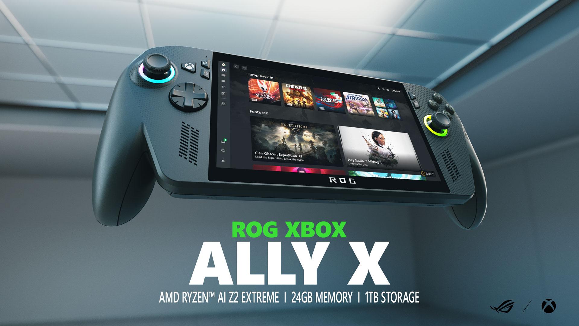 ROG Xbox Ally X有更多配置。