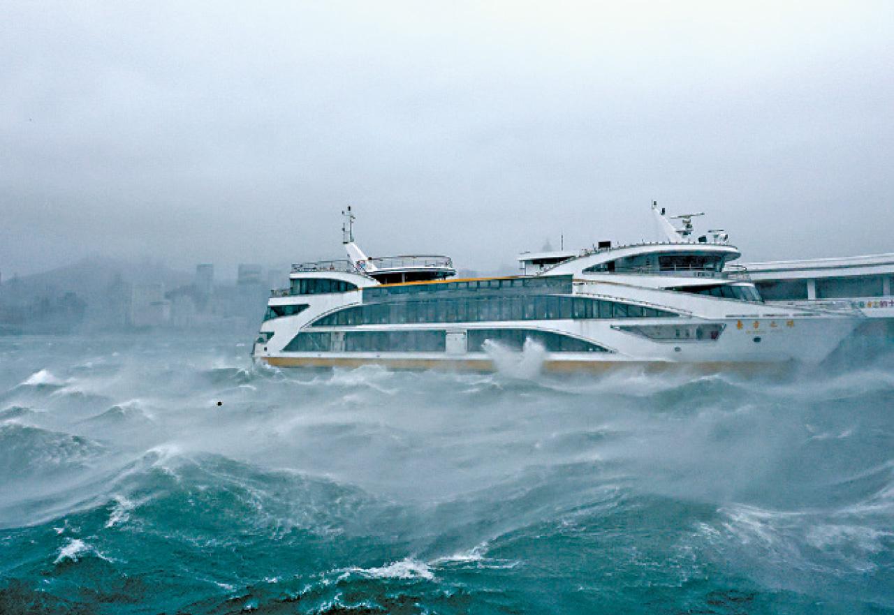 颱風韋帕 紅磡碼頭