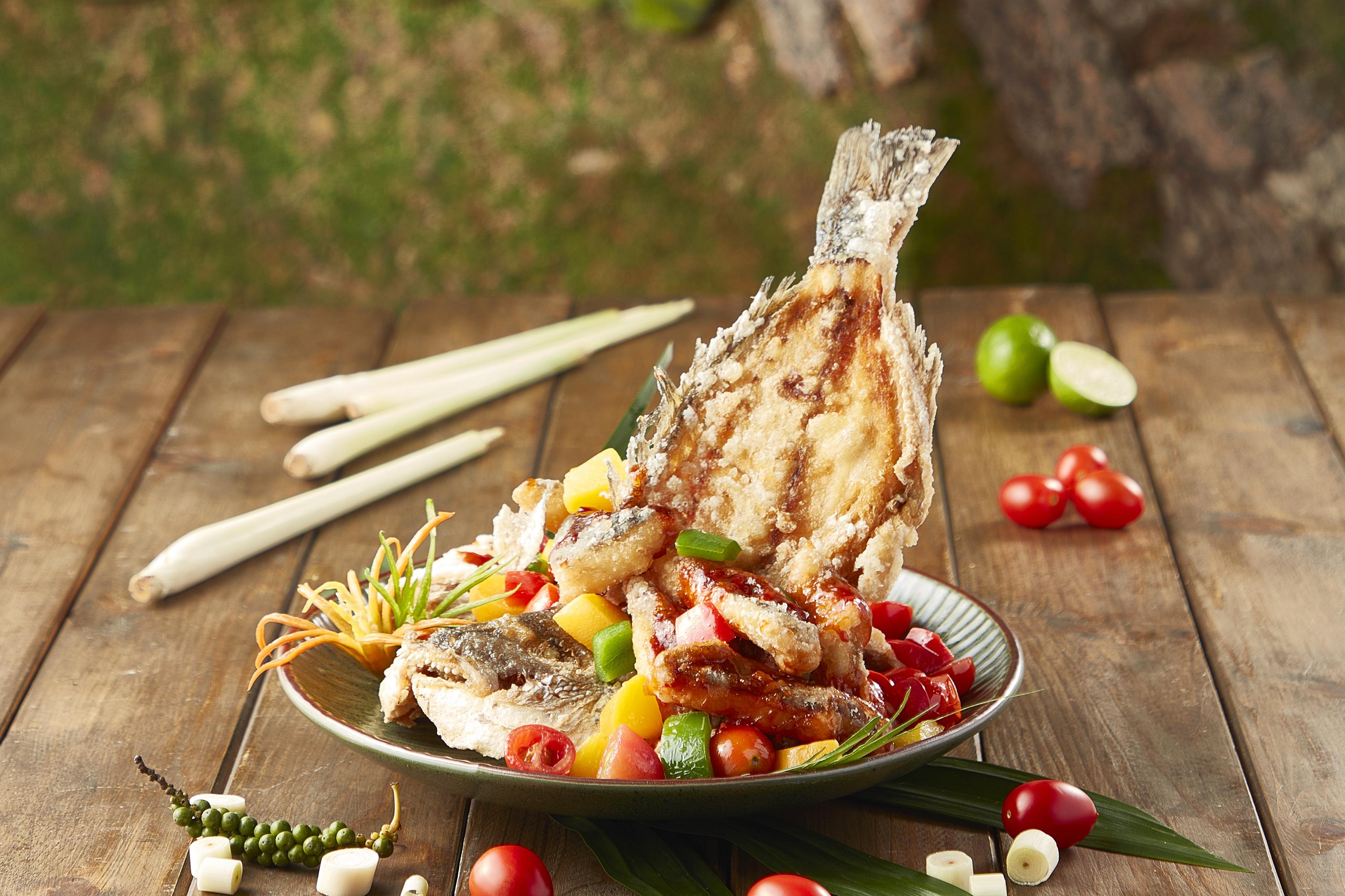 泰式甜酸東龍鯛伴蜜桃