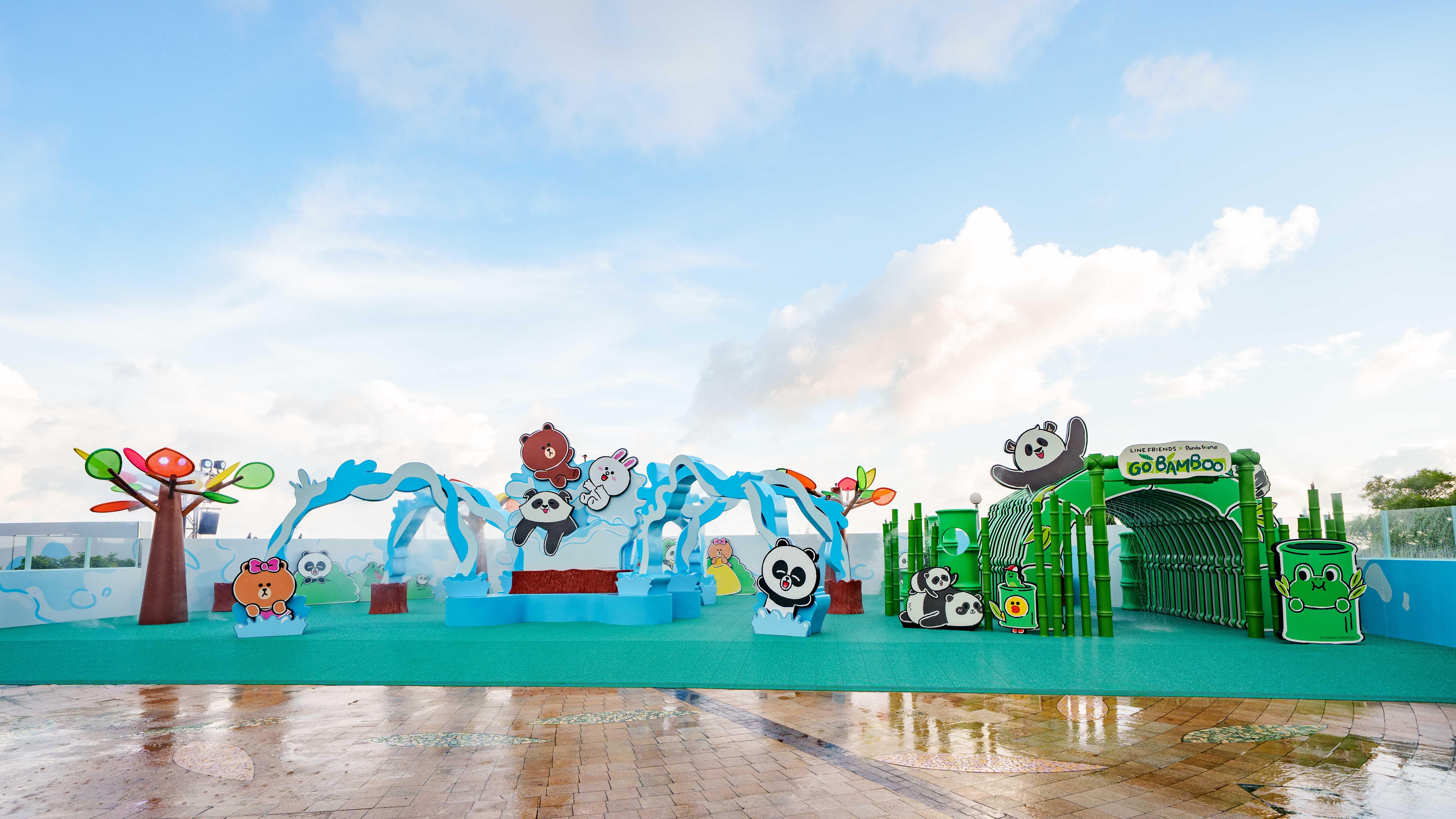 「LINE FRIENDS x Panda Friends 水戰地帶」