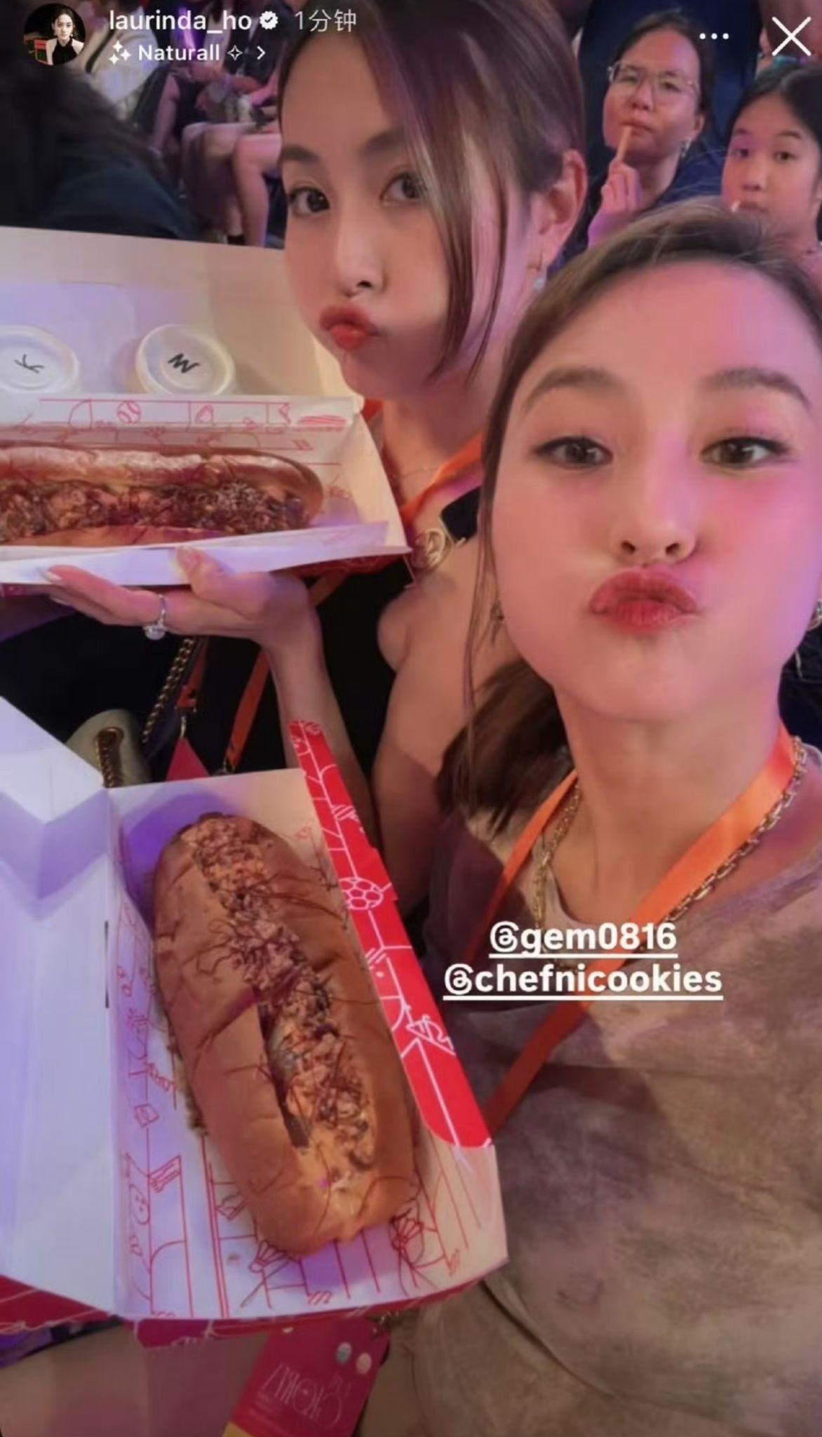 兩位好姊妹何超蓮及李蘊結伴捧場。