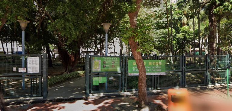 沿着柴灣角街往大涌道方向,右旁是柴灣角休憩花園。(Google Map截圖)