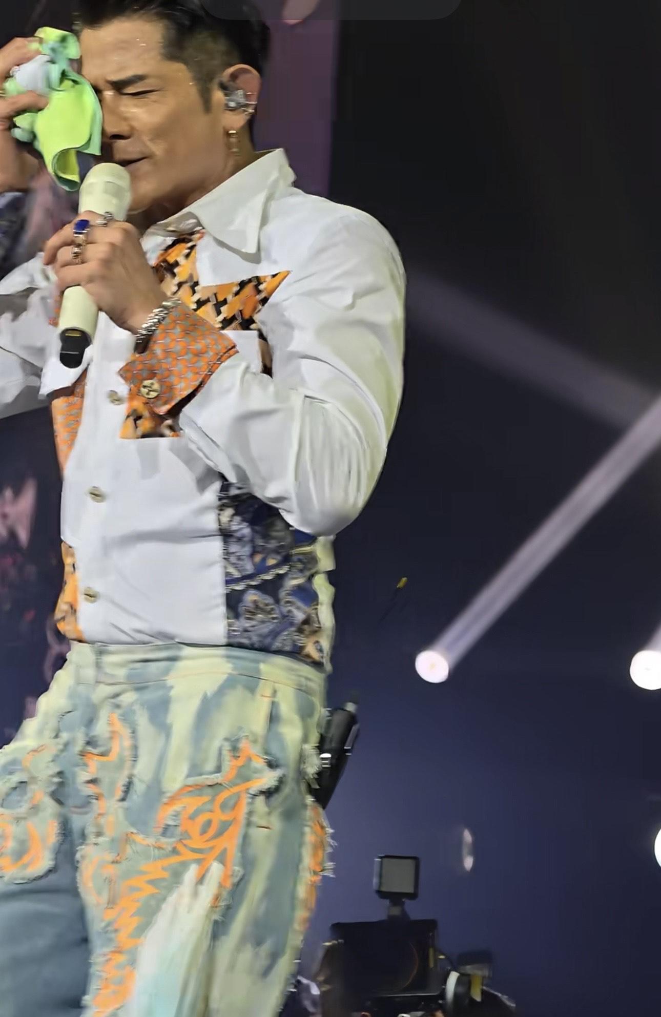 郭富城的反應,獲令網民讚大方得體。